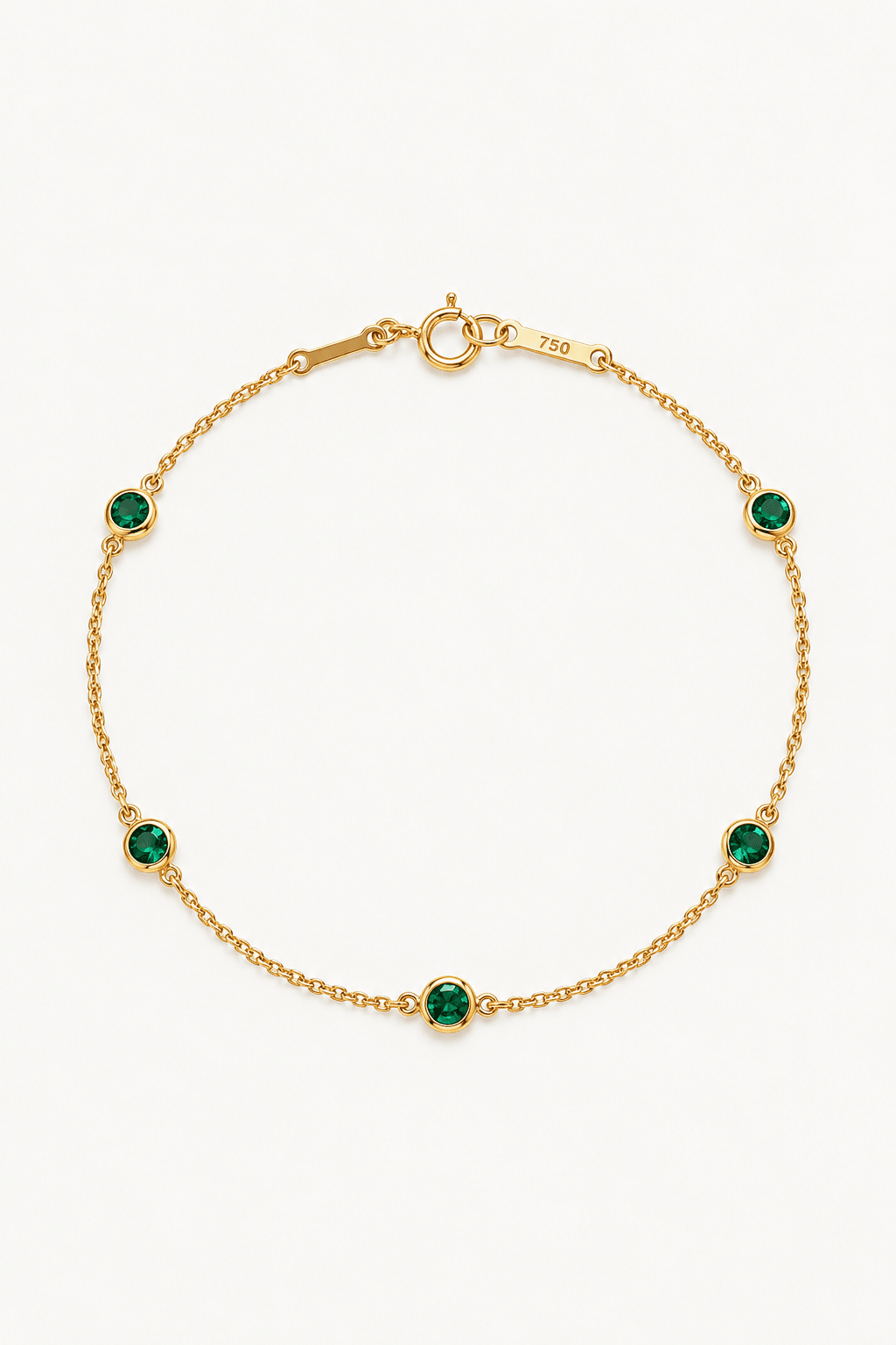 The Emerald Tide Station Bracelet