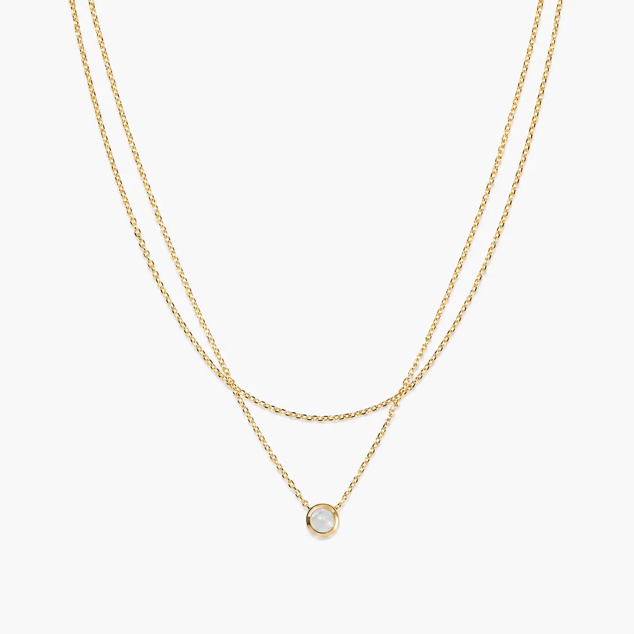 Layered Opal Necklace