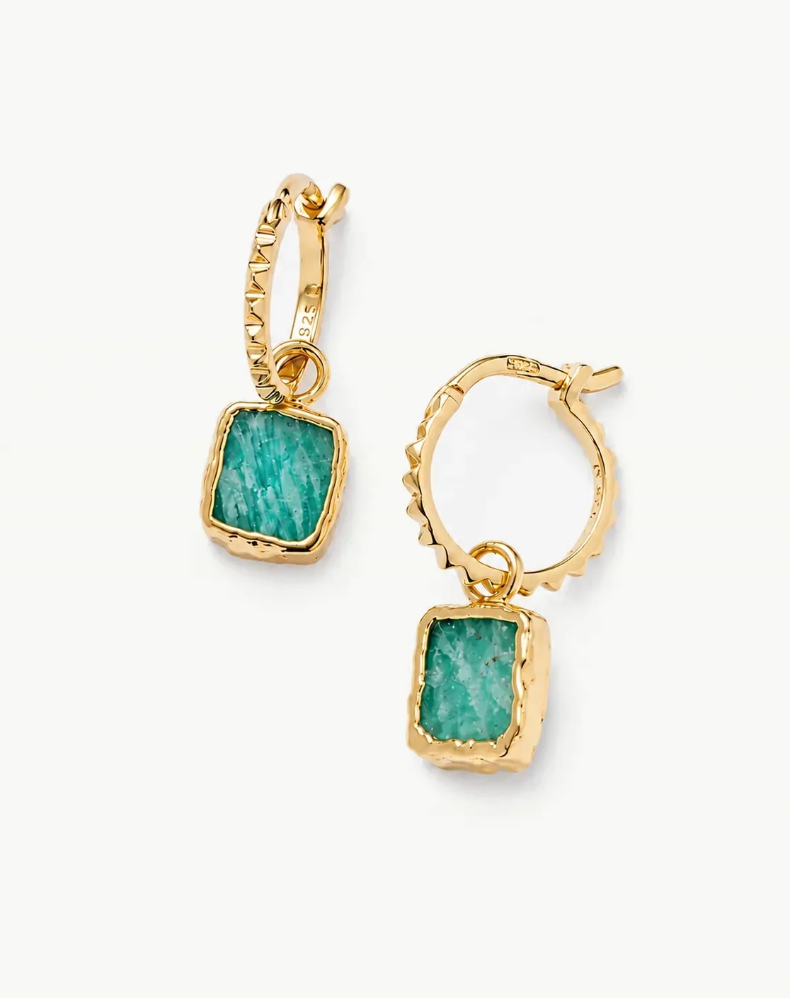 The Solstice Pyramid Stone Hoops